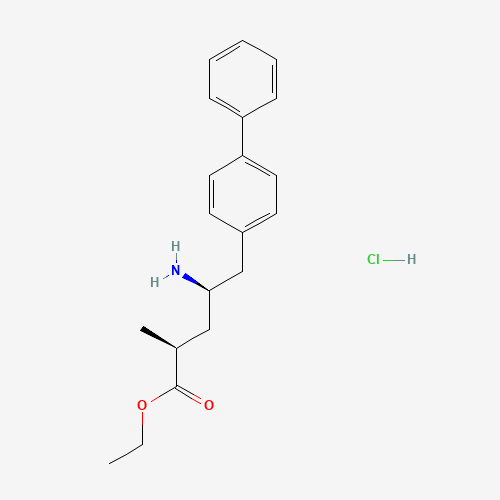 Ethyl (2S,4R)-5-([1,1'-biphenyl]-4-yl)-4-amino-2-methylpentanoate hydrochloride