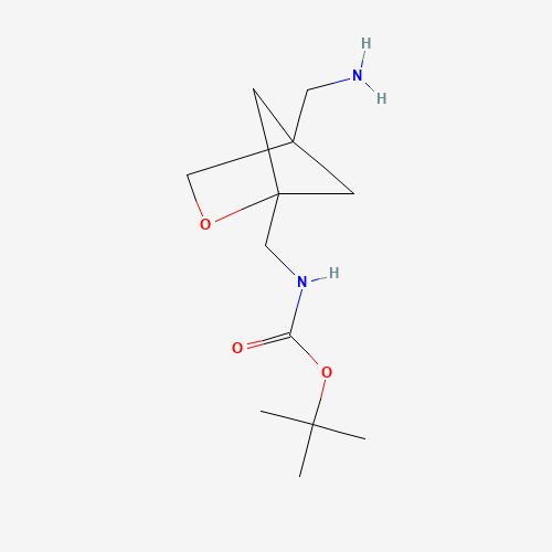 tert-Butyl N-[[4-(aminomethyl)-2-oxabicyclo[2.1.1]hexan-1-yl]methyl]carbamate
