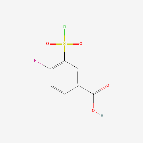 3-(Chlorosulfonyl)-4-fluorobenzoic acid