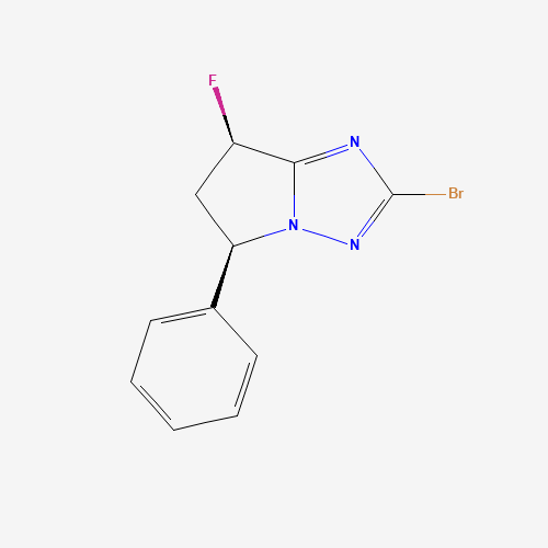 (5R,7R)-2-Bromo-7-fluoro-5-phenyl-6,7-dihydro-5H-pyrrolo[1,2-b][1,2,4]triazole