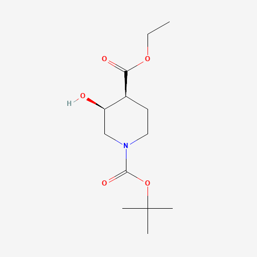 1-(tert-Butyl) 4-ethyl (3S,4S)-3-hydroxypiperidine-1,4-dicarboxylate