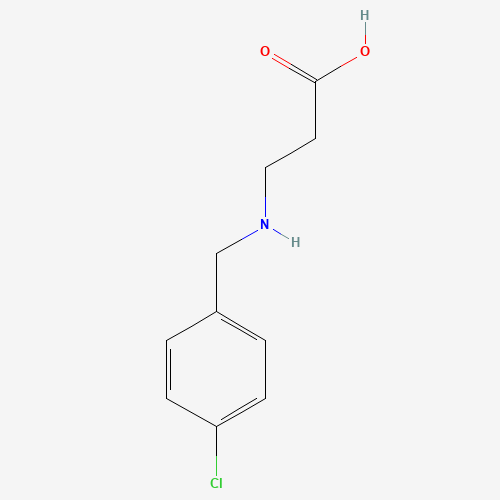 3-{[(4-chlorophenyl)methyl]amino}propanoic acid