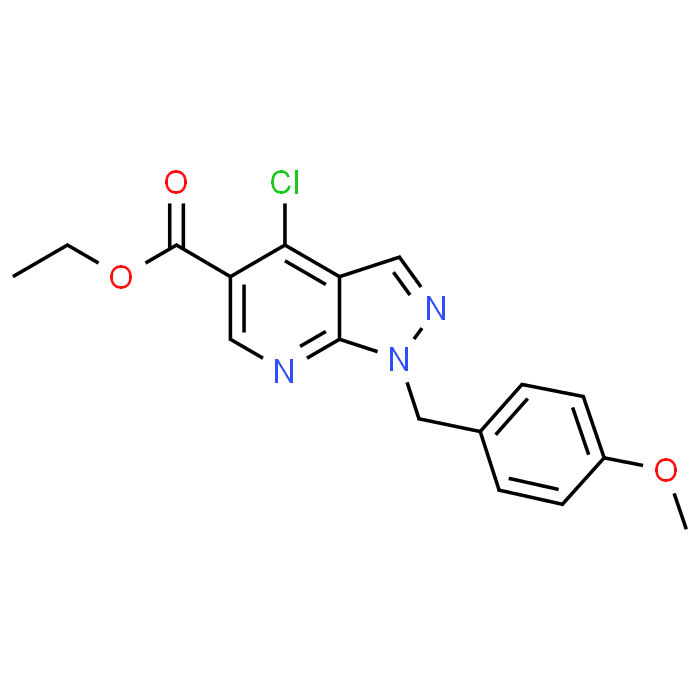 Ethyl 4-chloro-1-(4-methoxybenzyl)-1H-pyrazolo[3,4-b]pyridine-5-carboxylate