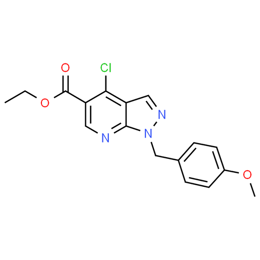 Ethyl 4-chloro-1-(4-methoxybenzyl)-1H-pyrazolo[3,4-b]pyridine-5-carboxylate