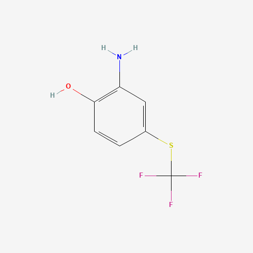 2-Amino-4-((trifluoromethyl)thio)phenol