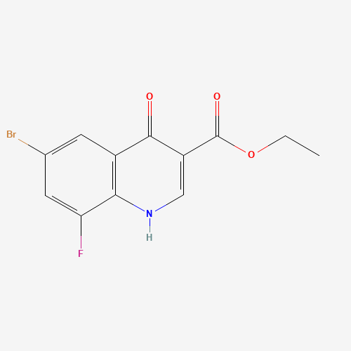 Ethyl 6-bromo-8-fluoro-4-oxo-1H-quinoline-3-carboxylate