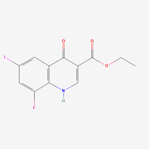 3-Quinolinecarboxylic acid, 8-fluoro-4-hydroxy-6-iodo-, ethyl ester