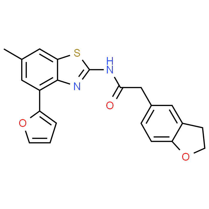 2-(2,3-Dihydrobenzofuran-5-yl)-N-(4-(furan-2-yl)-6-methylbenzo[d]thiazol-2-yl)acetamide
