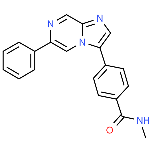 N-Methyl-4-(6-phenylimidazo[1,2-a]pyrazin-3-yl)benzamide