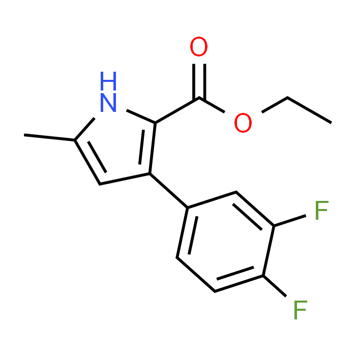 Ethyl 3-(3,4-difluorophenyl)-5-methyl-1H-pyrrole-2-carboxylate