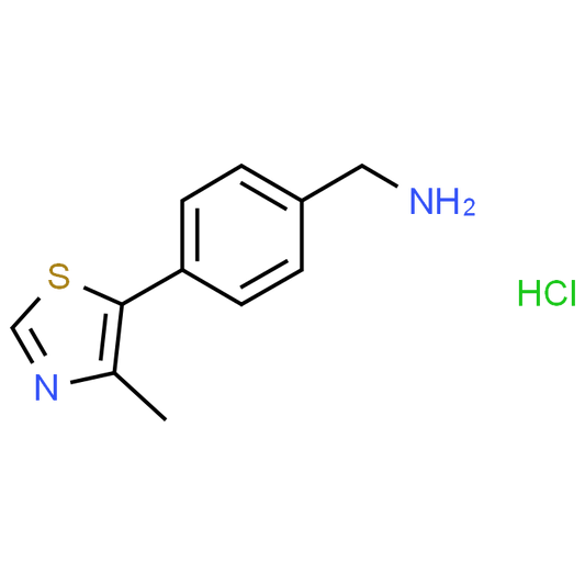 (4-(4-Methylthiazol-5-yl)phenyl)methanamine hydrochloride