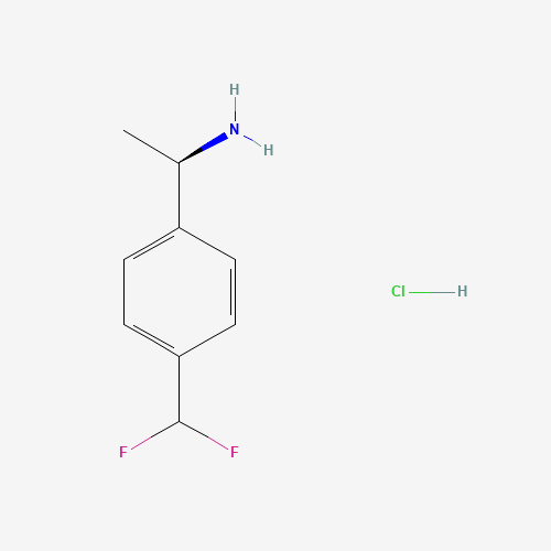 (R)-1-(4-(Difluoromethyl)phenyl)ethan-1-amine hydrochloride