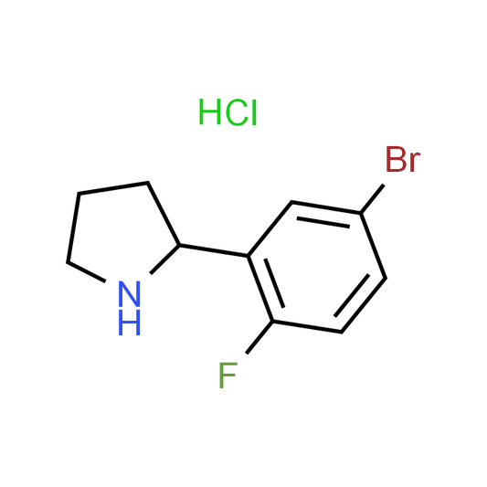 2-(5-Bromo-2-fluorophenyl)pyrrolidine hydrochloride