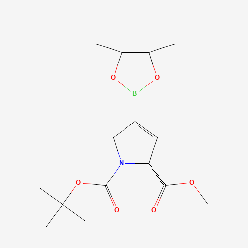 1-(TERT-BUTYL) 2-METHYL (R)-4-(4,4,5,5-TETRAMETHYL-1,3,2-DIOXABOROLAN-2-YL)-2,5-DIHYDRO-1H-PYRROLE-1,2-DICARBOXYLATE