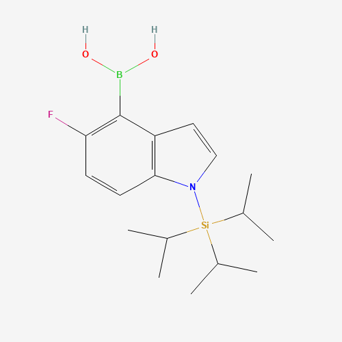 (5-Fluoro-1-(triisopropylsilyl)-1H-indol-4-yl)boronic acid