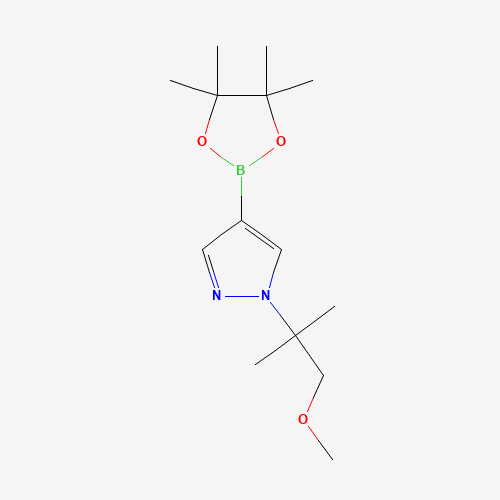 1-(1-Methoxy-2-methylpropan-2-yl)-4-(4,4,5,5-tetramethyl-1,3,2-dioxaborolan-2-yl)-1H-pyrazole