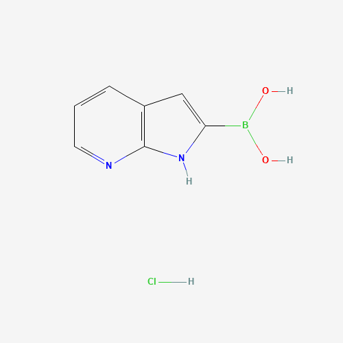 (1H-Pyrrolo[2,3-b]pyridin-2-yl)boronic acid hydrochloride