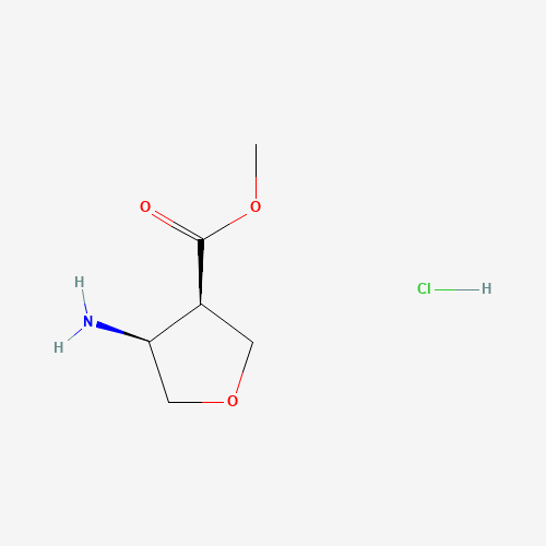 rel-Methyl (3R,4S)-4-aminotetrahydrofuran-3-carboxylate hydrochloride