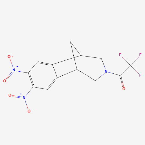 1-(7,8-Dinitro-4,5-dihydro-1H-1,5-methanobenzo[d]azepin-3(2H)-yl)-2,2,2-trifluoroethanone