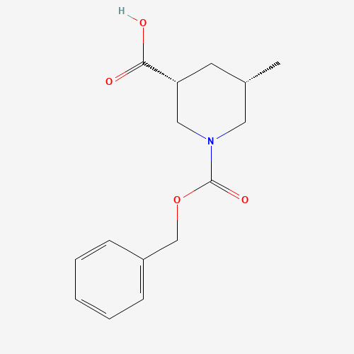 (3R,5s)-1-benzyloxycarbonyl-5-methyl-piperidine-3-carboxylic acid