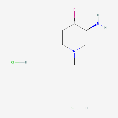 (3S,4R)-4-Fluoro-1-methylpiperidin-3-amine dihydrochloride