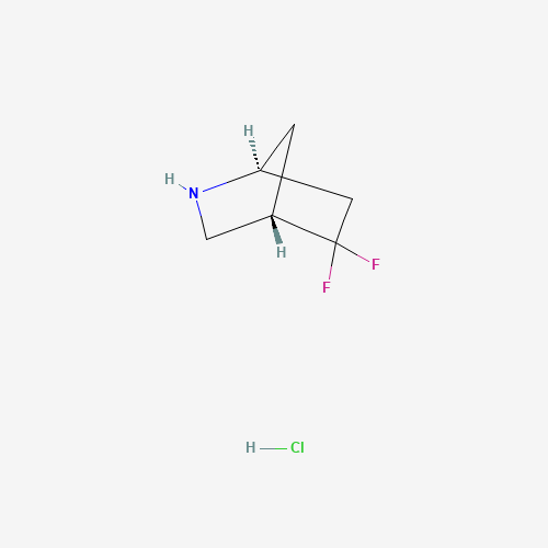 (1S,4S)-5,5-Difluoro-2-azabicyclo[2.2.1]heptane;hydrochloride