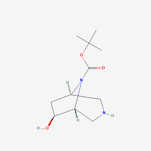 tert-Butyl (1R,5R,6S)-6-hydroxy-3,8-diazabicyclo[3.2.1]octane-8-carboxylate