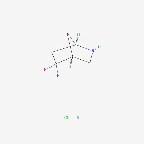 (1R,4R)-5,5-Difluoro-2-azabicyclo[2.2.1]heptane;hydrochloride