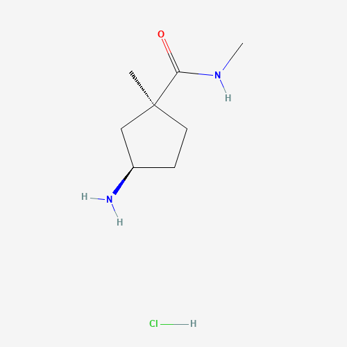 (1S,3r)-3-amino-n,1-dimethyl-cyclopentanecarboxamide hydrochloride