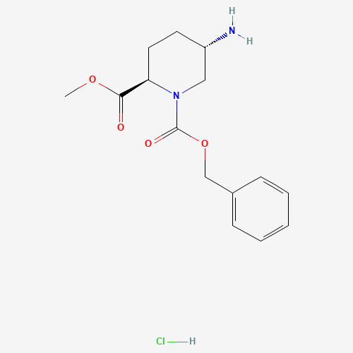 1-Benzyl 2-methyl (2R,5S)-5-aminopiperidine-1,2-dicarboxylate hydrochloride
