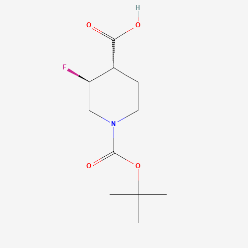 (3S,4S)-1-(tert-Butoxycarbonyl)-3-fluoropiperidine-4-carboxylic acid