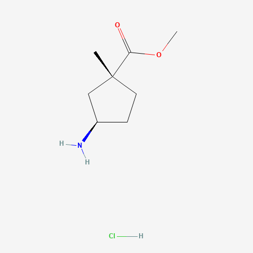 Methyl (1R,3R)-3-amino-1-methylcyclopentane-1-carboxylate hydrochloride