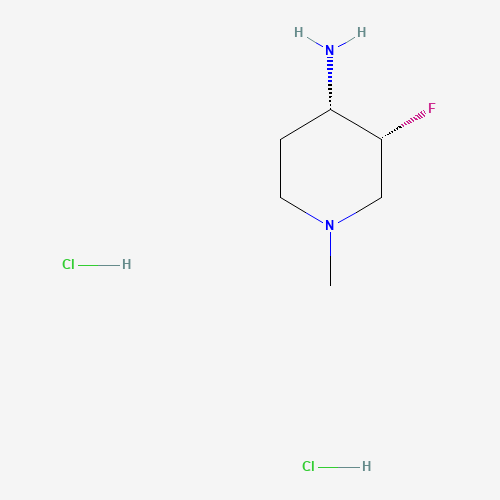 (3R,4S)-3-Fluoro-1-methylpiperidin-4-amine dihydrochloride