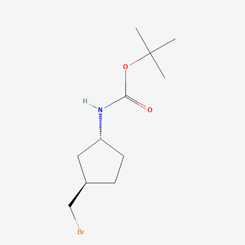 tert-Butyl ((1R,3R)-3-(bromomethyl)cyclopentyl)carbamate
