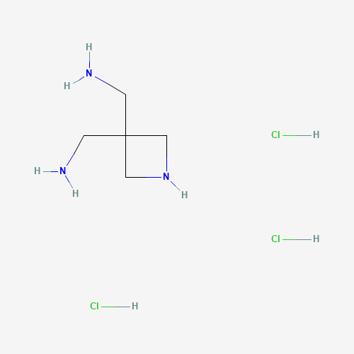 [3-(Aminomethyl)azetidin-3-yl]methanamine trihydrochloride