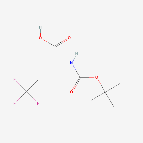 1-(tert-Butoxycarbonylamino)-3-(trifluoromethyl)cyclobutanecarboxylic acid