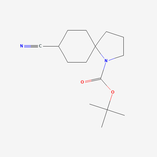 tert-Butyl 8-cyano-1-azaspiro[4.5]decane-1-carboxylate