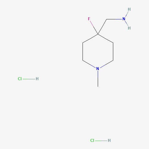 (4-Fluoro-1-methylpiperidin-4-yl)methanamine dihydrochloride