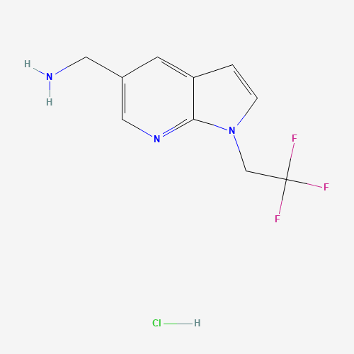 (1-(2,2,2-Trifluoroethyl)-1H-pyrrolo[2,3-b]pyridin-5-yl)methanamine hydrochloride