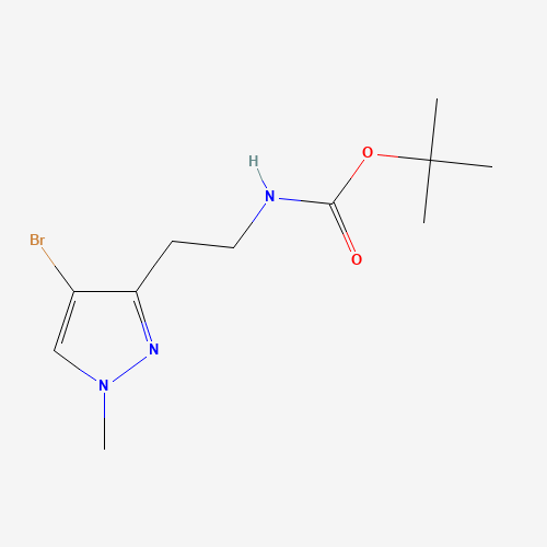 tert-Butyl (2-(4-bromo-1-methyl-1H-pyrazol-3-yl)ethyl)carbamate