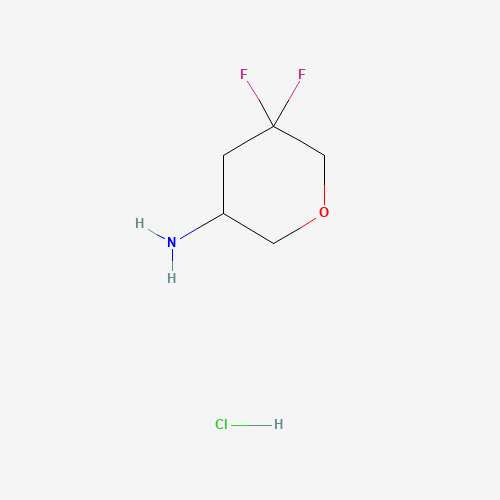 5,5-Difluorotetrahydro-2H-pyran-3-amine hydrochloride
