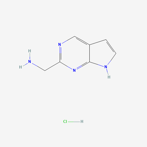 (7H-Pyrrolo[2,3-d]pyrimidin-2-yl)methanamine hydrochloride
