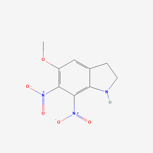 5-Methoxy-6,7-dinitro-indoline