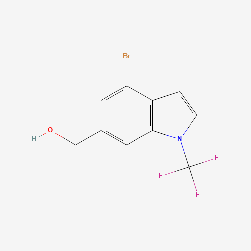 (4-Bromo-1-(trifluoromethyl)-1H-indol-6-yl)methanol