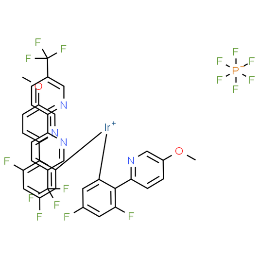 [5,5′-Bis(trifluoromethyl)-2,2′-bipyridine-κN1,κN1′]bis[3,5-difluoro-2-(5-methoxy-2-pyridinyl-κN)phenyl-κC]-Iridium(1+) hexafluorophosphate(1-)