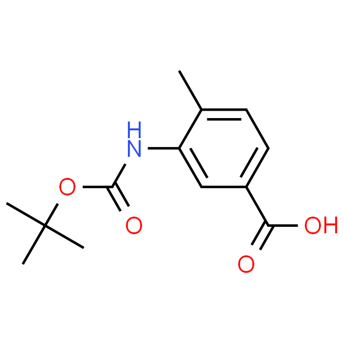 3-((tert-Butoxycarbonyl)amino)-4-methylbenzoic acid