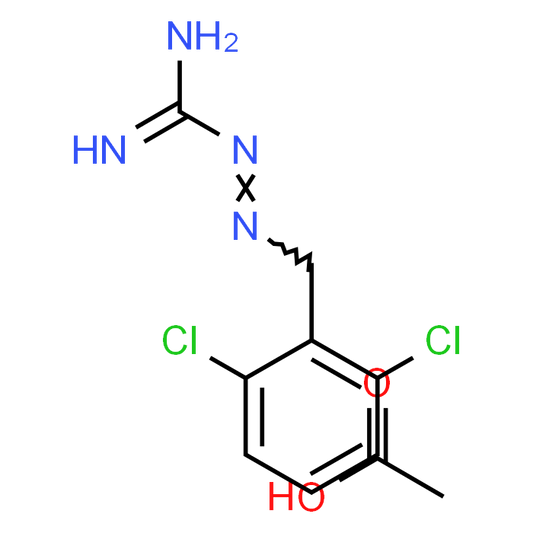 2-(2,6-Dichlorobenzylidene)hydrazine-1-carboximidamide acetate