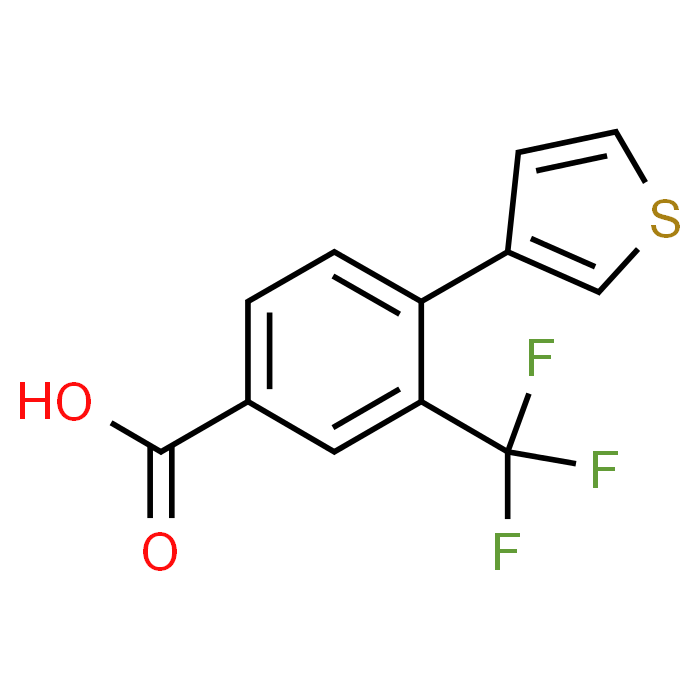 4-(Thiophen-3-yl)-3-(trifluoromethyl)benzoic acid
