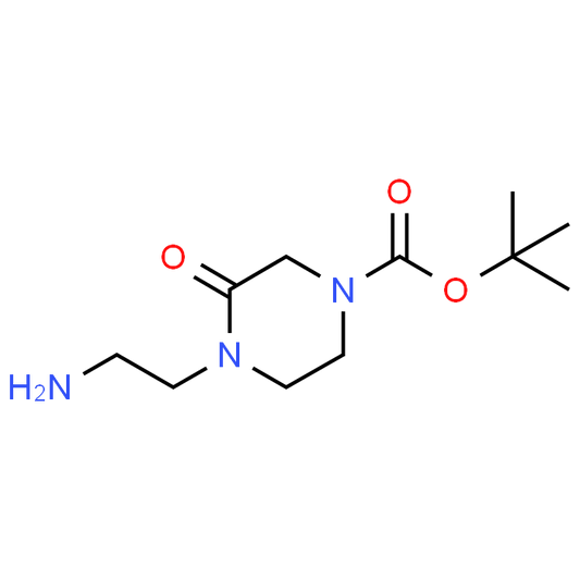 tert-Butyl 4-(2-aminoethyl)-3-oxopiperazine-1-carboxylate