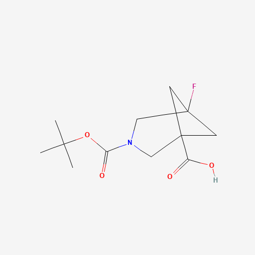 3-(tert-Butoxycarbonyl)-5-fluoro-3-azabicyclo[3.1.1]heptane-1-carboxylic acid